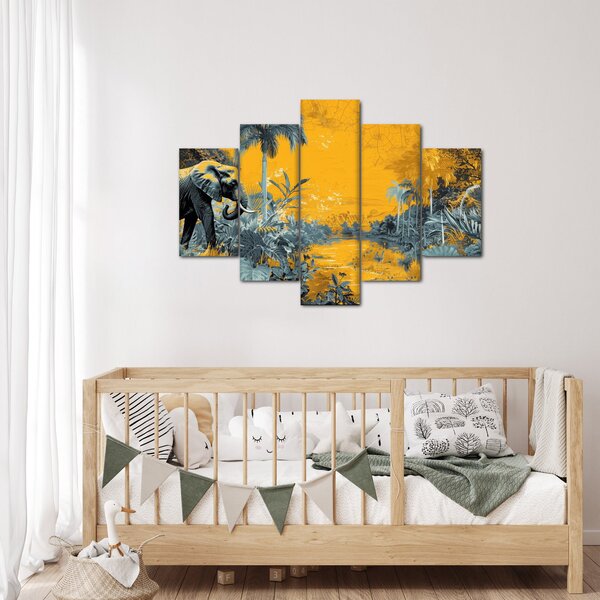 Slika - Slon u prirodi (150x105 cm)