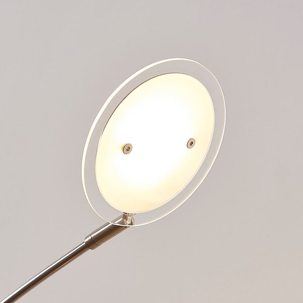 Podne Lampa Lindby, Anea, Metalik, Dnevna soba, Metal, Moderan