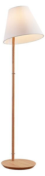 Podne Lampa Lucande, Jinda, Bijela, Dnevna soba, Tkanina / tekstil, Skandinavski