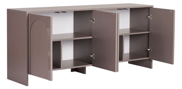 Smeđe-siva komoda 180x80x45 cm Arlen – Kalune Design