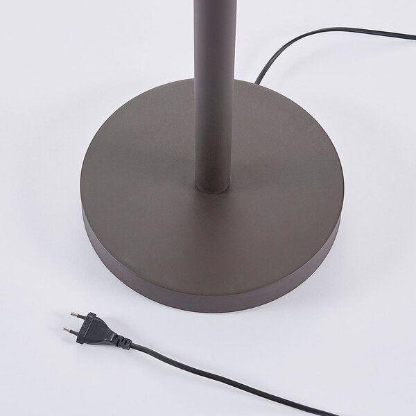 Podne Lampa Lucande, Dunja, Smeđa / hrđa, Dnevna soba, Metal, Seoska kuća / rustikalni