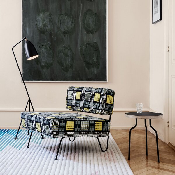 Podne Lampa GUBI, Gräshoppa, Crno, Dnevna soba, Metal, Dizajn