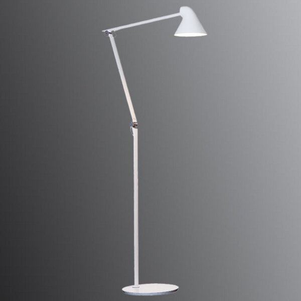 Podne Lampa Louis Poulsen, NJP, prigušiv, Bijela, Dnevna soba, Metal, Dizajn