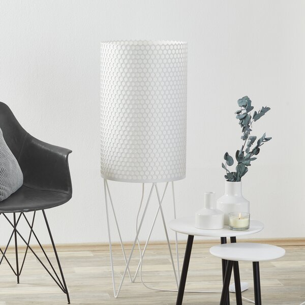 Podne Lampa GUBI, Pedrera PD2, prigušiv, Bijela, Dnevna soba, Metal, Dizajn