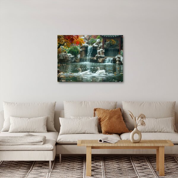Slika - azijski ribnjak (70x50 cm)