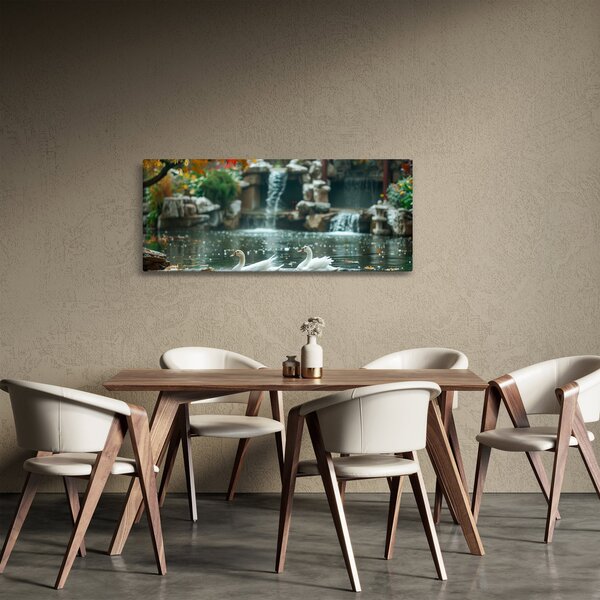 Slika - azijski ribnjak (120x50 cm)