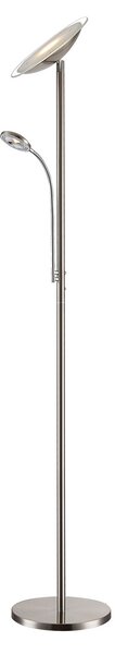 Podne Lampa Lindby, MALEA, prigušiv, Metalik, Dnevna soba, Metal, Moderan