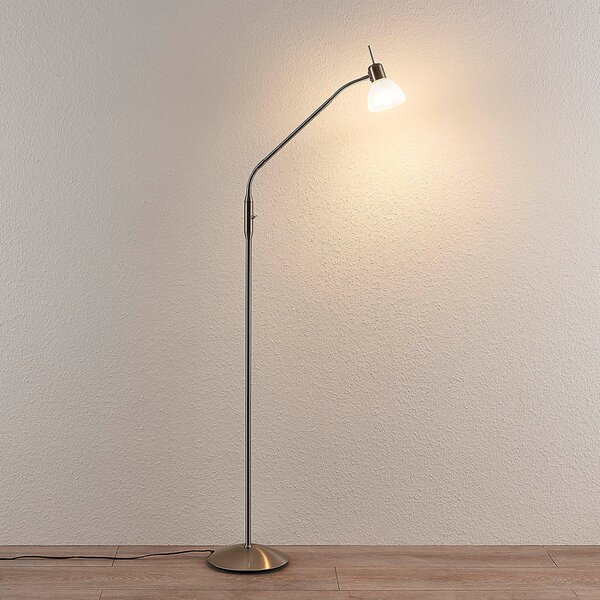 Podne Lampa Lindby, Gwendolin, Metalik, Dnevna soba, Metal, Moderan