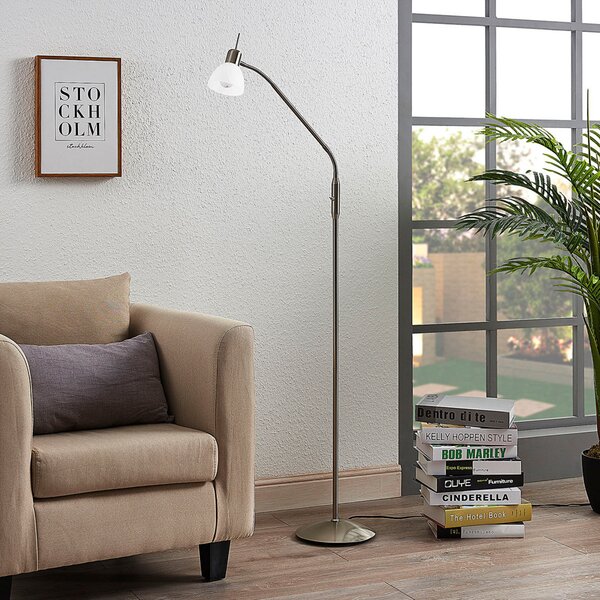 Podne Lampa Lindby, Gwendolin, Metalik, Dnevna soba, Metal, Moderan