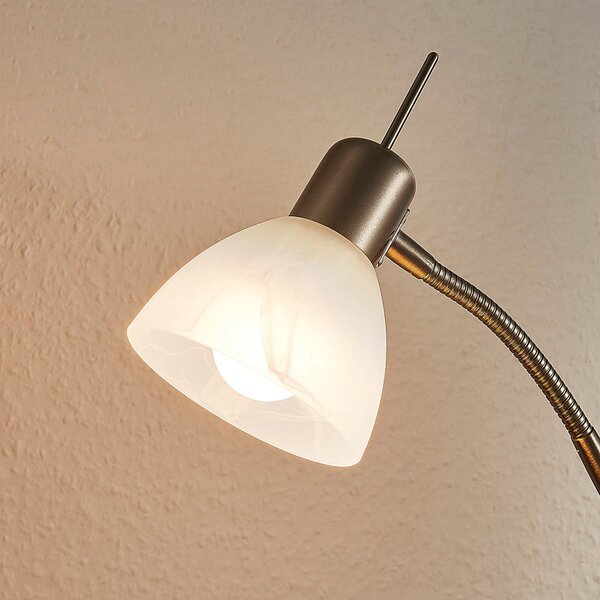 Podne Lampa Lindby, Gwendolin, Metalik, Dnevna soba, Metal, Moderan