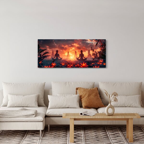 Slika - Joga u prirodi (120x50 cm)
