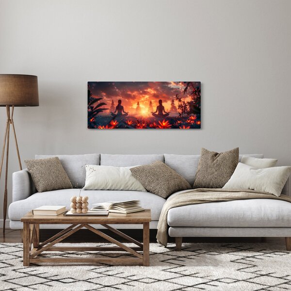 Slika - Joga u prirodi (120x50 cm)