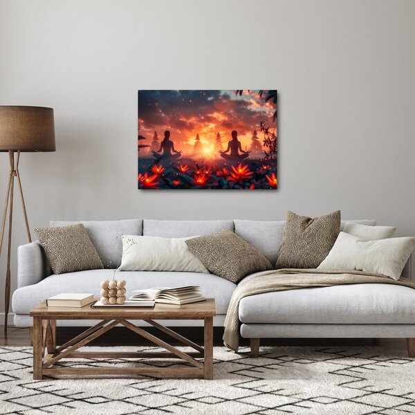 Slika - Joga u prirodi (70x50 cm)