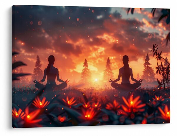 Slika - Joga u prirodi (70x50 cm)