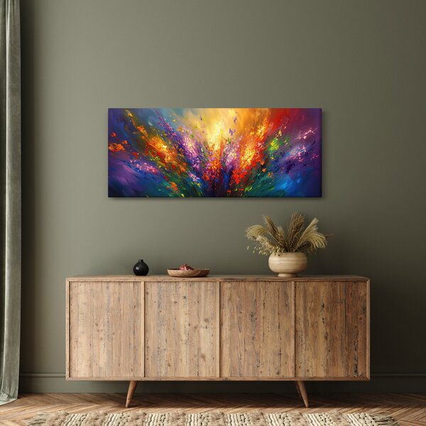 Slika - Apstrakcija cvijeća (120x50 cm)