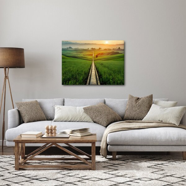 Slika - Izlazak sunca nad dolinom (70x50 cm)