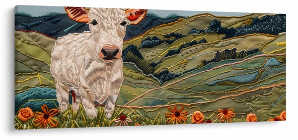 Slika - Imitacija pletenog motiva (120x50 cm)