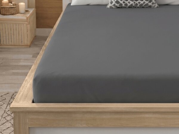 Plahta od mikrovlakana MICROVELLE tamno siva 90x200 cm