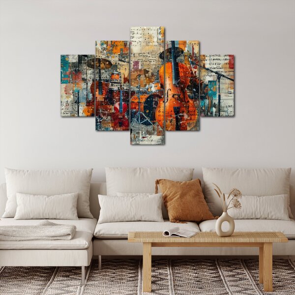 Slika - Glazbeni instrumenti (150x105 cm)
