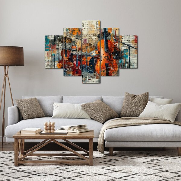 Slika - Glazbeni instrumenti (150x105 cm)