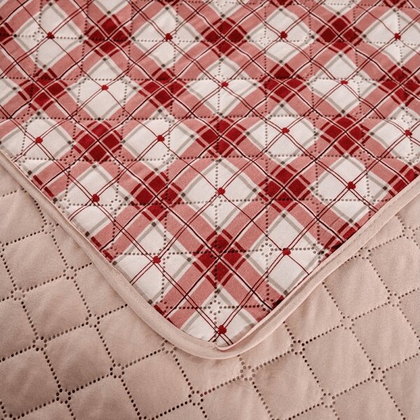 Prekrivač za krevet TARTAN HEART, šareno Dimenzije: 170 x 210 cm