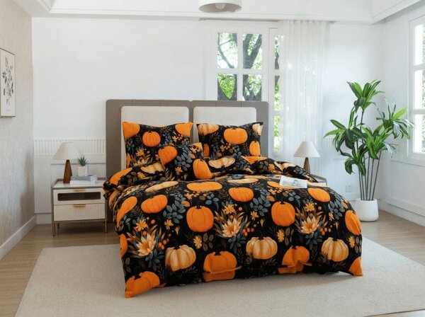 Posteljina mikropliš PUMPKINZA šarena Dimenzije posteljine: 70 x 90 cm | 140 x 200 cm