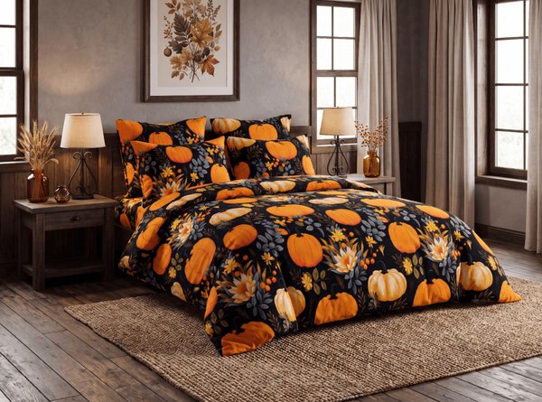 Posteljina mikropliš PUMPKINZA šarena Dimenzije posteljine: 70 x 90 cm | 140 x 200 cm