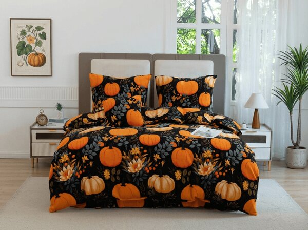 Posteljina mikropliš PUMPKINZA šarena Dimenzije posteljine: 70 x 90 cm | 140 x 200 cm