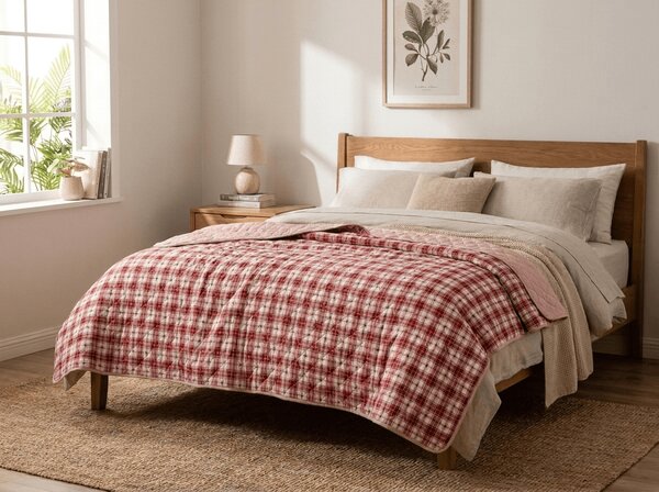 Prekrivač za krevet TARTAN HEART, šareno Dimenzije: 170 x 210 cm