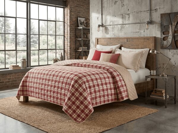 Prekrivač za krevet TARTAN HEART, šareno Dimenzije: 170 x 210 cm