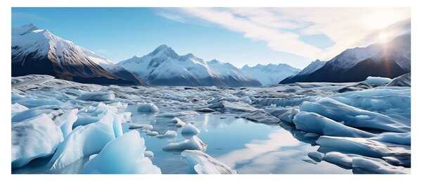 Slika - Glacijalne formacije (120x50 cm)