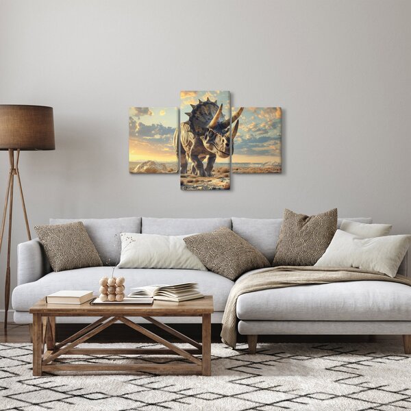 Slika - Triceratops (90x60 cm)