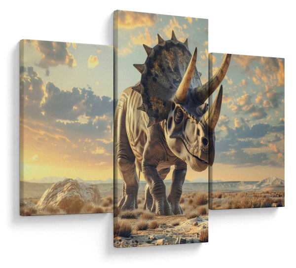 Slika - Triceratops (90x60 cm)