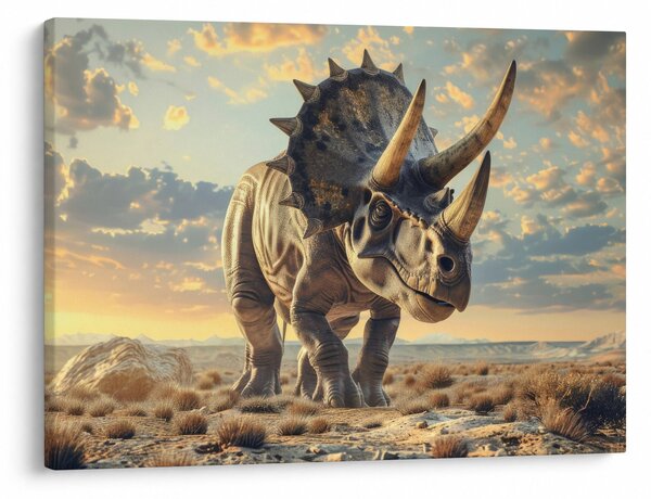 Slika - Triceratops (70x50 cm)