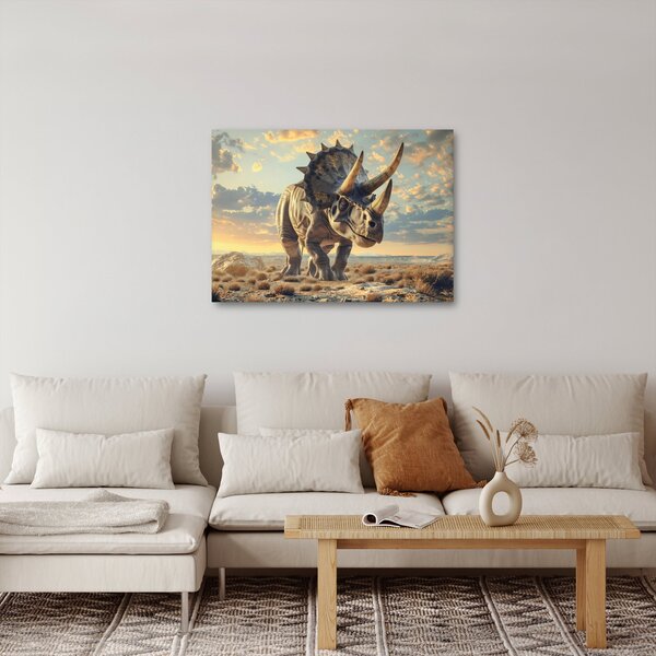 Slika - Triceratops (70x50 cm)