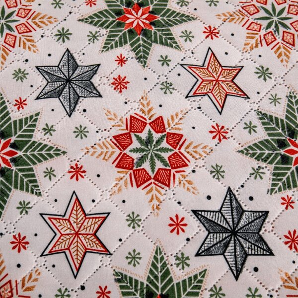 Pokrivač za krevet CHRISTMAS STAR, šareni Dimenzije: 220 x 240 cm