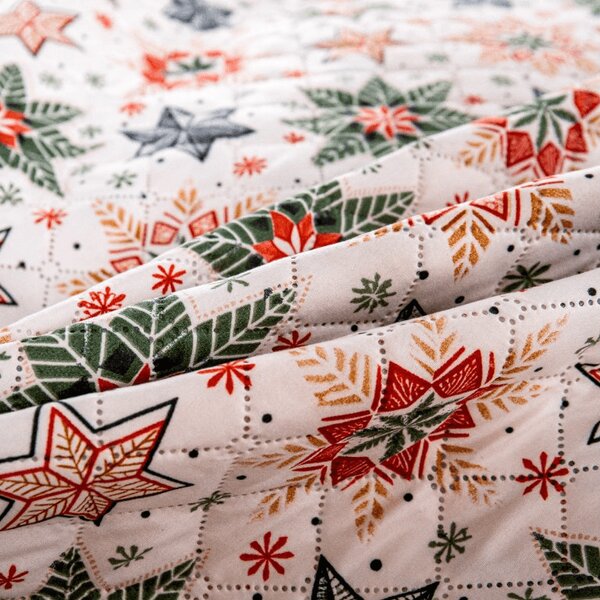 Pokrivač za krevet CHRISTMAS STAR, šareni Dimenzije: 220 x 240 cm