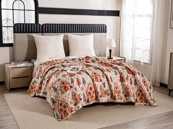 Prekrivač za krevet GINGER HOME, šareni Dimenzije: 220 x 240 cm