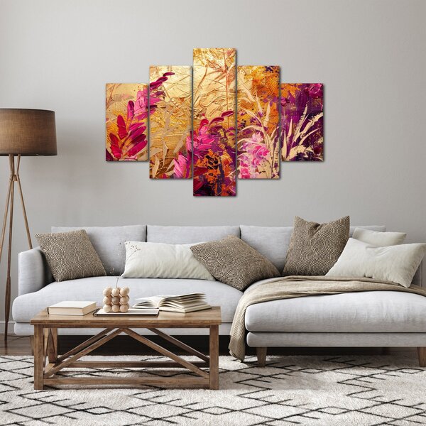 Slika - Apstraktna slika cvijeća II. (150x105 cm)