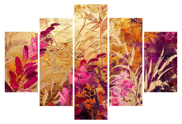 Slika - Apstraktna slika cvijeća II. (150x105 cm)