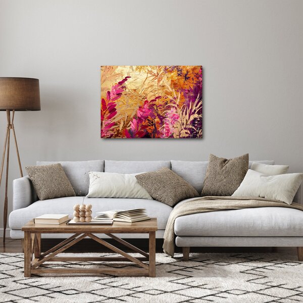 Slika - Apstraktna slika cvijeća II. (70x50 cm)