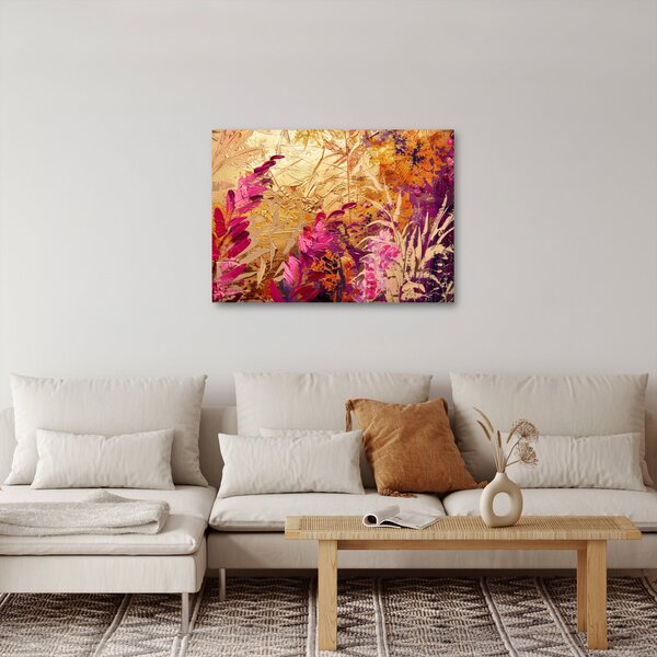 Slika - Apstraktna slika cvijeća II. (70x50 cm)