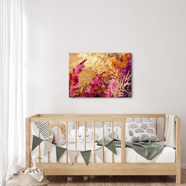 Slika - Apstraktna slika cvijeća II. (70x50 cm)