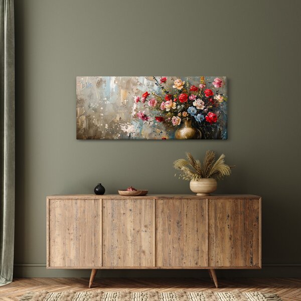 Slika - Vaza s cvijećem (120x50 cm)