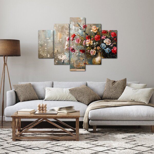 Slika - Vaza s cvijećem (150x105 cm)