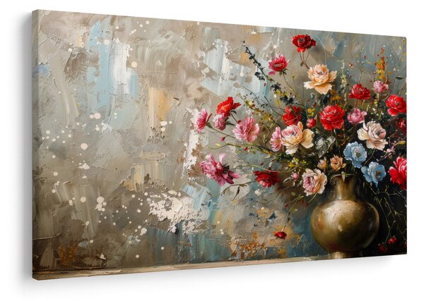 Slika - Vaza s cvijećem (90x60 cm)