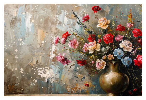 Slika - Vaza s cvijećem (90x60 cm)