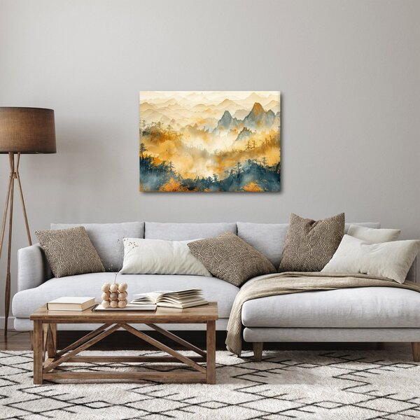 Slika - Planine, akvarel (70x50 cm)