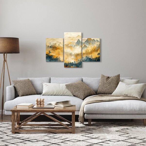 Slika - Planine, akvarel (90x60 cm)