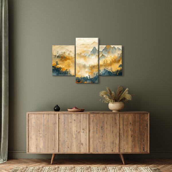 Slika - Planine, akvarel (90x60 cm)